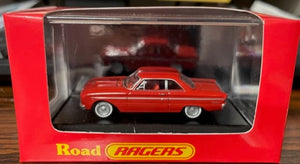 Pre Owned - Road Ragers: 1964 XM Coupe Red Satin , HO Car. die-cast
