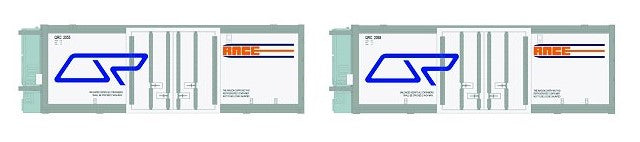 RC 008 : SDS: Containers; QRC 25' Refrigerated Large QR Logo Twin Pack