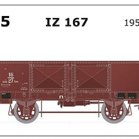 SDS MODELS - IZ 167 Open Wagon 1950-1960's   - Single Car - RY105