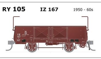 SDS MODELS - IZ 167 Open Wagon 1950-1960's   - Single Car - RY105