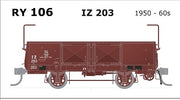 SDS MODELS - IZ 203 Open Wagon 1950-1960's   - Single Car - RY106