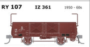 SDS MODELS - IZ 361 Open Wagon 1950-1960's   - Single Car - RY107