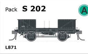S Wagon  -S 202 - L871 WAGON with Disc Wheels, with Buffers