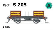S Wagon  -S 205 - L980 WAGON with Spoked Wheels, no Buffers