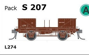 S Wagon  -S 207 - L274 WAGON with Disc Wheels, with Buffers
