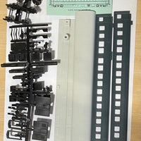 SBS 1st class PASSENGER car, this kit pack comes WITHOUT FLUSH fitting clear window, car for the RUB air condition set N.S.W.G.R. HO KITS:  SILVERMAZ MODELS