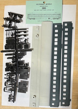SBS 1st class PASSENGER car, this kit pack comes with FLUSH fitting clear window, car for the RUB air condition set N.S.W.G.R. HO KITS:  SILVERMAZ MODELS