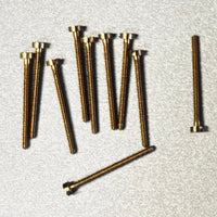 16BA CHEESEHEAD 3/8 inch BRASS SCREWS Qty 10