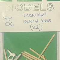 AM Models : SH06 - 'Monier' Bench Seats (x2)