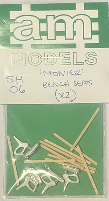 AM Models : SH06 - 'Monier' Bench Seats (x2)