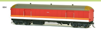 SDS Models: SKB D Parcels Van SRA Candy Livery, Weathered Roof