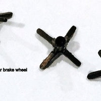 ACCESSORIES Star Brake Wheels for NSWGR Passenger Cars & Goods Wagons . pack of 8 Casula Hobbies