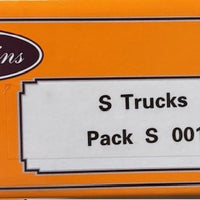 NSWGR S wagons 4 wheelers in Pack of five #S 001 - HO  Austrains Models