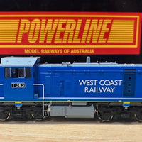 2nd Hand - Powerline T Class, Series 2, High Cab (T3) WCR T363 West Coast Railway - DCC Decoder installed Non Sound (Copy)