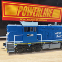 2nd Hand - Powerline T Class, Series 2, High Cab (T3) WCR T363 West Coast Railway - DCC Decoder installed Non Sound (Copy)