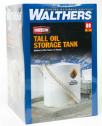 Walthers: Tall Oil Storage Tank w/Berm -- Kit - Tank: 6" Diameter x 6-1/4" Tall 15.2 x 15.9cm