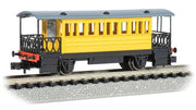 THOMAS THE TANK ENGINE™-N SCALE -  Passenger Car - Standard DC -- Hannah (yellow, black)