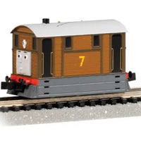 Thomas & Friends(TM) -- Toby the Tram Engine #7 (brown, gray) 'N Scale'