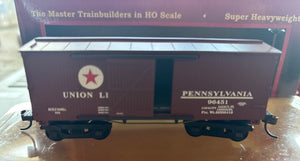 2nd hand - Mantua Classics - Wooden Vintage Freight Cars U.P 1860 Box Car