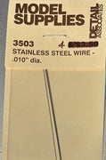 DETAIL ASSOCIATES - 3503 Stainless steel wire .010" dia. (4)