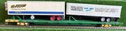 2nd hand - AFIY 8 - Australian National Flat Wagon with 2 truck trailers