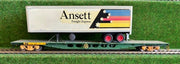 2nd hand - AQMX 2047 - Australian National Flat Wagon with Ansett truck trailer