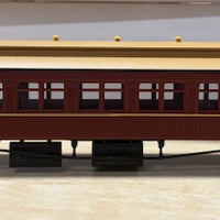 2nd Hand - HX  2nd Class Coach Tuscan N.S.W.G.R. PASSENGER CAR  -  Austrains Models