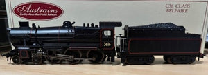 2nd Hand - Austrains - C36 class Belpaire 3616  Black Red Lined - DC Model