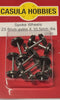 CHW 40 SPOKE - 23.8mm axles X 10.5mm dia, Spoke Wheels, pack of 8, HO : Casula Hobbies: CH
