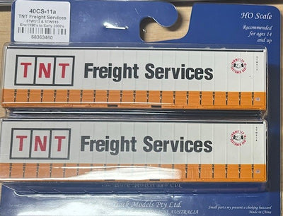 40CS-11a On Track Models - TNT Freight Services Era:1990's to Early 2000's Container no 5TW513 & 5TW519