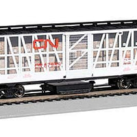 Bachmann - Track Cleaning 40' Boxcar, Removable Dry Pad - Ready to Run - Silver Series -- Canadian National 87989 (Impact Car, printed interior, red Noodle Logo)