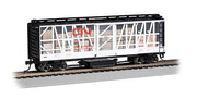 Bachmann - Track Cleaning 40' Boxcar, Removable Dry Pad - Ready to Run - Silver Series -- Canadian National 87989 (Impact Car, printed interior, red Noodle Logo)