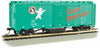 Bachmann -  Track Cleaning 40' Boxcar w/Removable Dry Pad - Ready-to-Run -- Great Northern #27429 (Jade Green, Standing Rocky Logo)