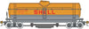 Bachmann - Track Cleaning Tank Car - Ready to Run - Silver Series(R) -- Shell #1782 (yellow, gray, red)