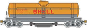Track Cleaning Tank Car - Ready to Run - Silver Series(R) -- Shell #1782 (yellow, gray, red) Bachmann