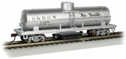 Track Cleaning Tank Car - Ready to Run - Silver Series(R) -- Denver & Rio Grande Western #X-2905 (silver, Water Service) Bachmann