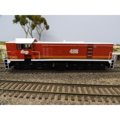 49 CLASS 4916 Candy LOCOMOTIVE, Latest Run New Model From TRAINORAMA'S 49 CLASS, HO SCALE; DC LOCOMOTIVE - DCC Ready 21 pin