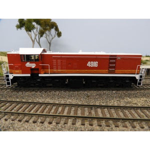 49 CLASS 4916 Candy LOCOMOTIVE, Latest Run New Model From TRAINORAMA'S 49 CLASS, HO SCALE; DC LOCOMOTIVE - DCC Ready 21 pin