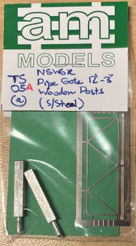 TS05A AM Model: TS05A - NSWGR Pipe Gate 12'-3' Wooden Posts (S/Steel)