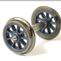 SDS Models : 10.5 x 23.8 mm Wheels : 9 - Spoke Wheel Set : HO-Scale W001