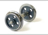 SDS Models : 9.6 x 24.8 mm Wheels : 4 Hole Disc Wheel Set : HO-Scale W006- 12 Axles