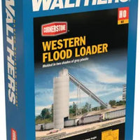 Walthers:  Western Coal Flood Loader -- Kit - 32 x 4-1/2 x 16" 81.3 x 11.4 x 40.6cm, Conveyor Sections: 7-1/16" 18cm