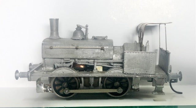 white metal 0-4-0 tank OO scale model partly built in running order