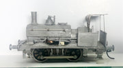 white metal 0-4-0 tank OO scale model partly built in running order