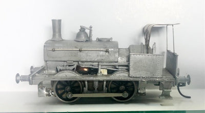 white metal 0-4-0 tank OO scale model partly built in running order