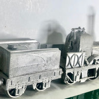 White metal 0-4-2 LOCOMOTIVE with Tender OO scale model partly built in running order