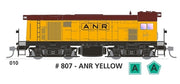 800 class No 807 DC Powered - Locomotive  in ANR YELLOW SOUTH AUSTRALIAN  RAILWAYS : SDS Models NOW AVAILABLE