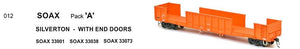 WGX SOAX 012 SDS Models : WAGR  OPEN WAGON SOAX SILVERTON - w/ END DOORS PACK A.