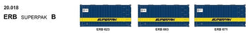 SDS Models:  20' Foot Containers:  Triple Packs: ERB B - SUPERPAK (20.018)