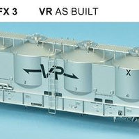 SDS Models: Victorian Railways: FX / VPFX: Bulk Flour Wagon: VR 60's: Single Pack FX3